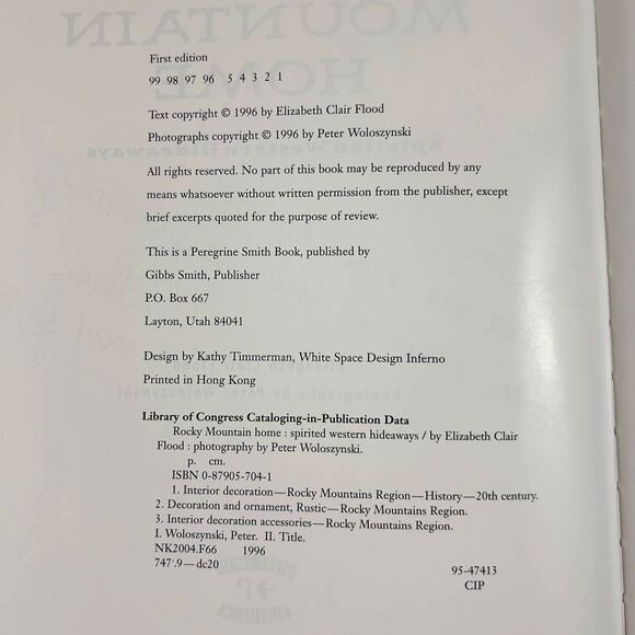 Rocky Mountain Home Spirited Western Hideaways Hardcover Book by Elizabeth Flood - Picture 10 of 13